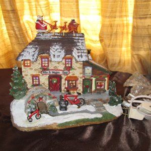 New 2005 Cycling Bike Ceramic house Nightlight Bike Shop Display